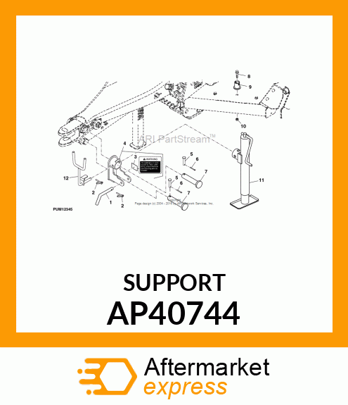 SUPPORT, PTO SUPPORT AP40744