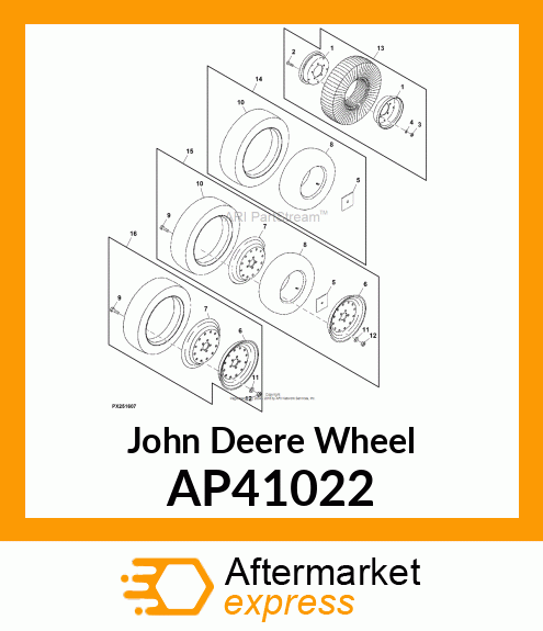 WHEEL, FOAM FILLED TIRE 26 AP41022