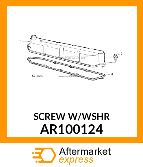 SCREW WITH WASHER AR100124