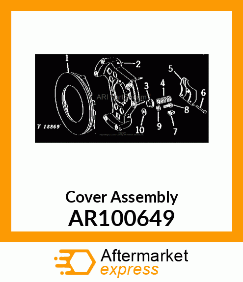 Clutch - CLUTCH ASSEMBLY AR100649