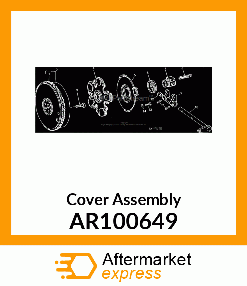 Clutch - CLUTCH ASSEMBLY AR100649