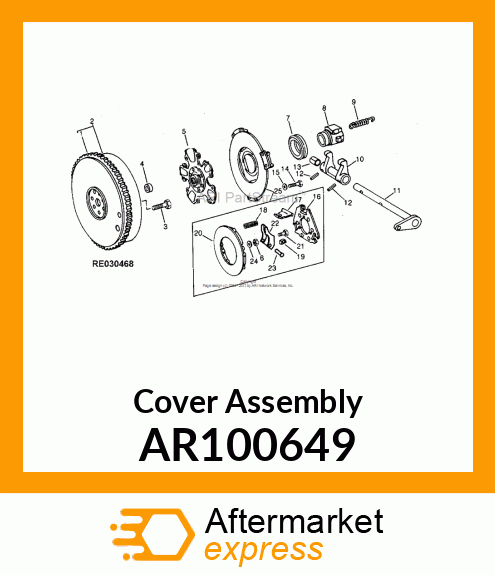 Clutch - CLUTCH ASSEMBLY AR100649