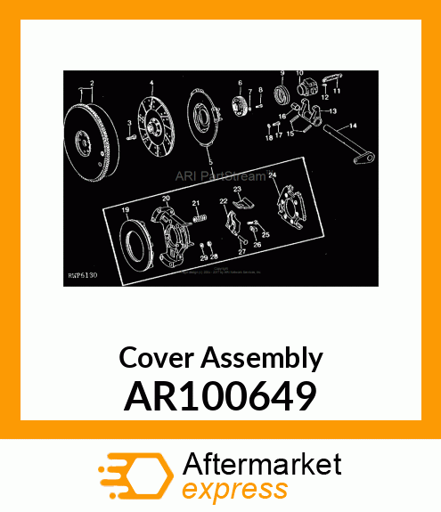 Clutch - CLUTCH ASSEMBLY AR100649