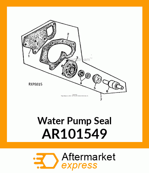 SEAL KIT, COOLANT PUMP AR101549