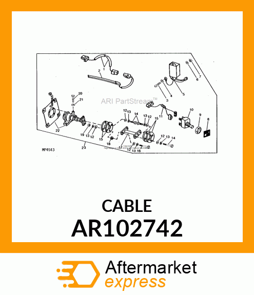 HARNESS, WIRING AR102742