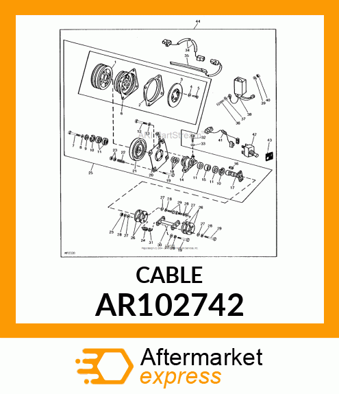 HARNESS, WIRING AR102742