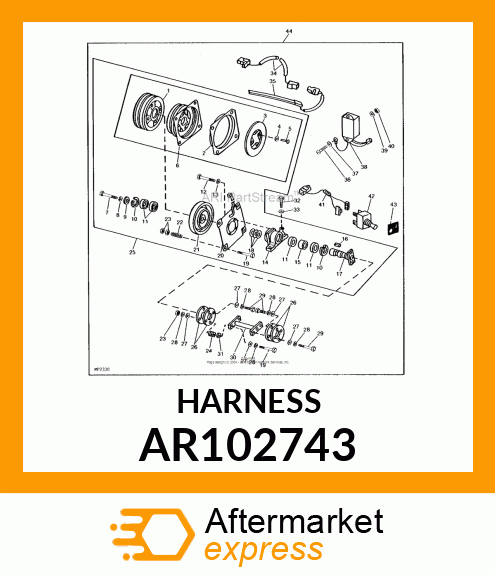 HARNESS, WIRING AR102743