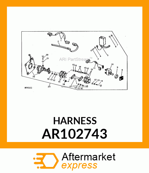 HARNESS, WIRING AR102743