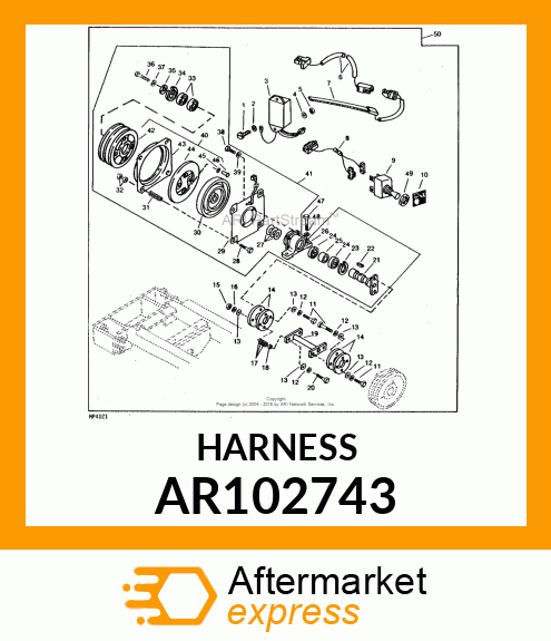 HARNESS, WIRING AR102743