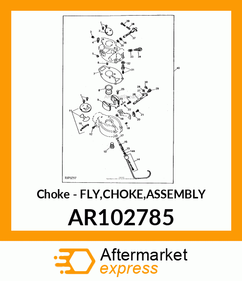 Choke - FLY,CHOKE,ASSEMBLY AR102785