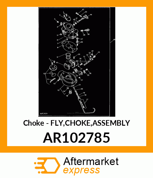 Choke - FLY,CHOKE,ASSEMBLY AR102785