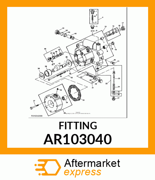 SCREW,ADJUSTING,WITH WASHER AND NUT AR103040