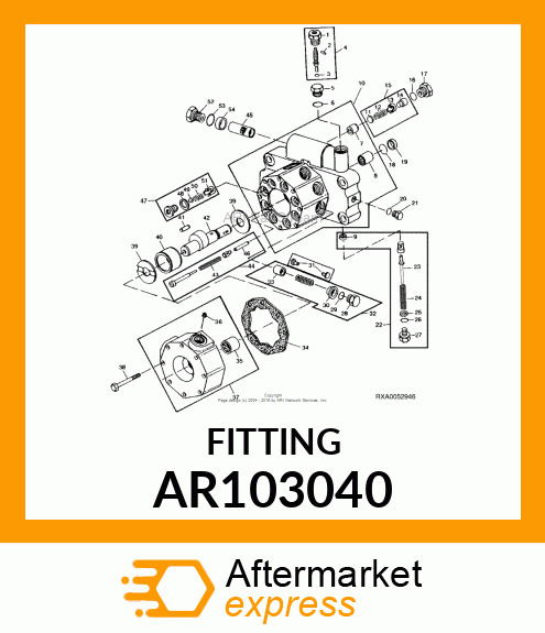 SCREW,ADJUSTING,WITH WASHER AND NUT AR103040