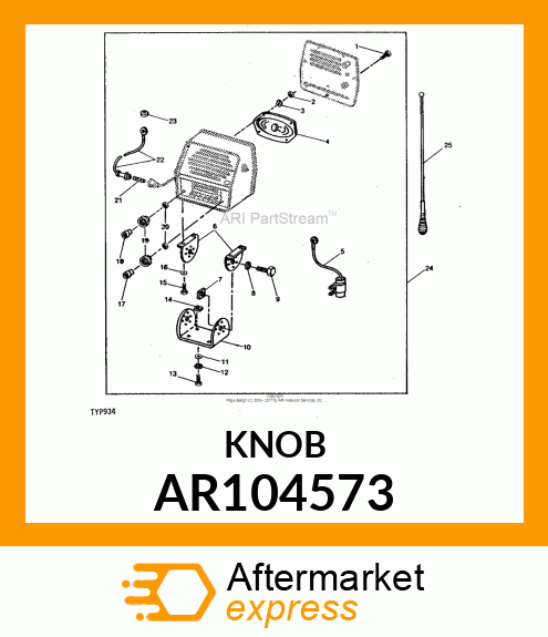 Knob AR104573