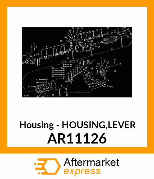 Housing Lever AR11126