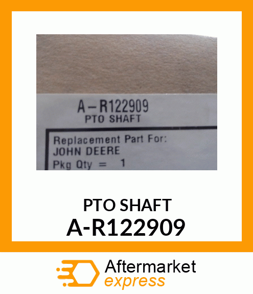 Shaft - PTO SHAFT A-R122909