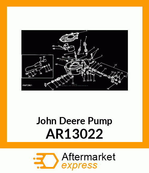 PUMP ACCELERATING AR13022