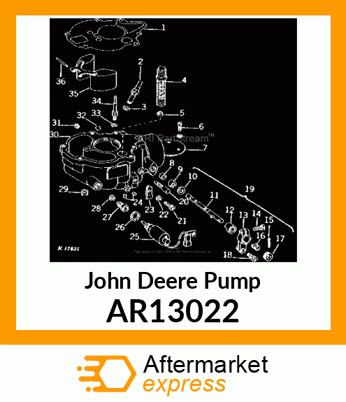 PUMP ACCELERATING AR13022