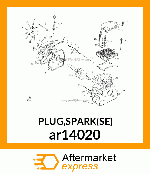 PLUG,SPARK(SE) ar14020