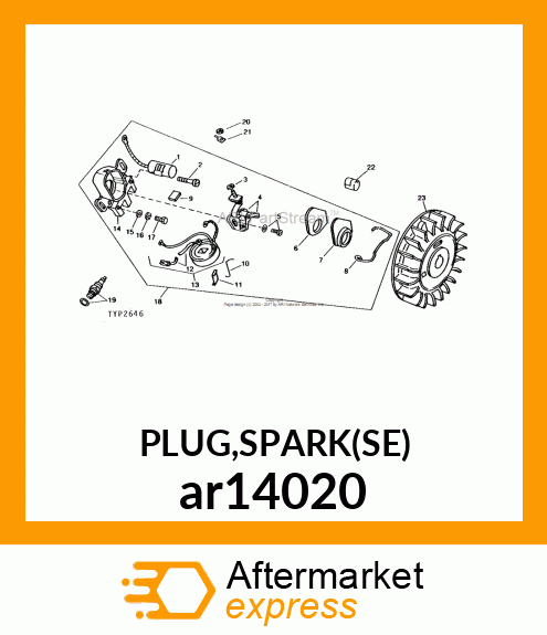 PLUG,SPARK(SE) ar14020