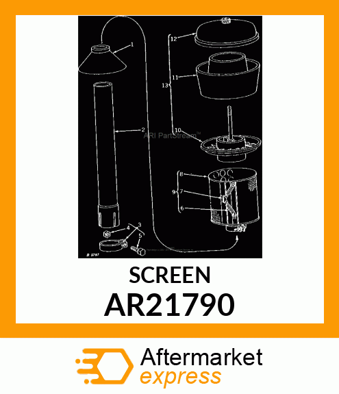 SCREEN ASSEMBLY AR21790