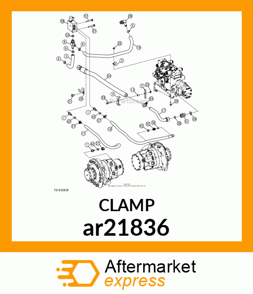 CLAMP HOSE ar21836