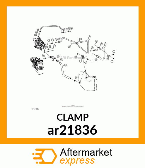 CLAMP HOSE ar21836