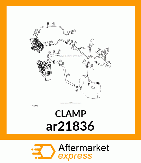 CLAMP HOSE ar21836