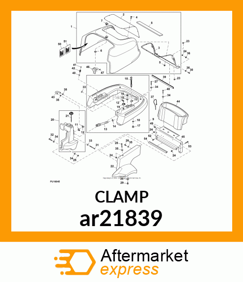 WORM GEAR CLAMP(TYPE"F") ar21839