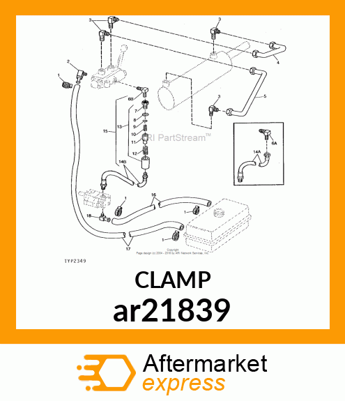 WORM GEAR CLAMP(TYPE"F") ar21839