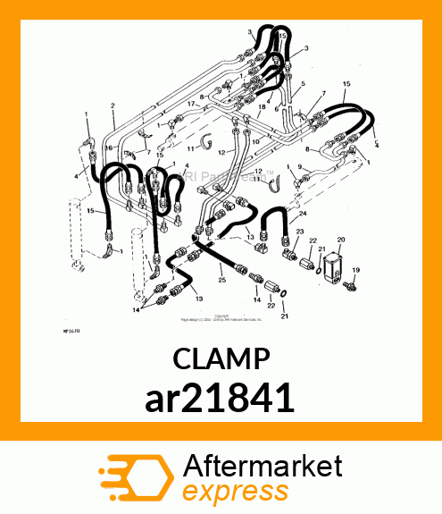 WORM GEAR CLAMP(TYPE F )U.S.,CANADA ar21841