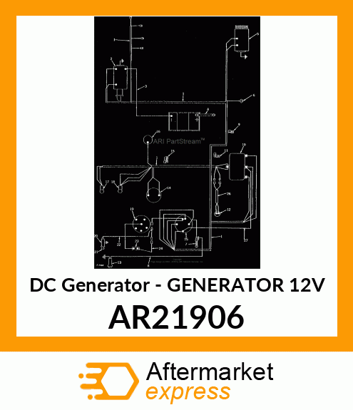 DC Generator - GENERATOR 12V AR21906
