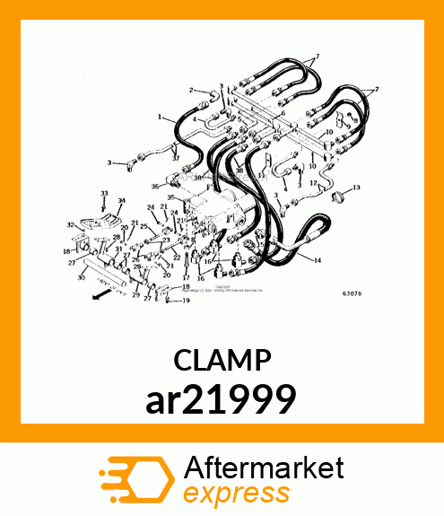 WORM GEAR CLAMP(TYPE F )U.S.,CANADA ar21999