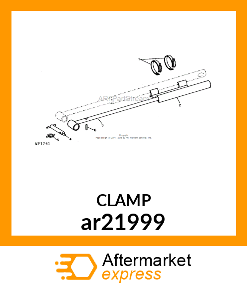 WORM GEAR CLAMP(TYPE F )U.S.,CANADA ar21999