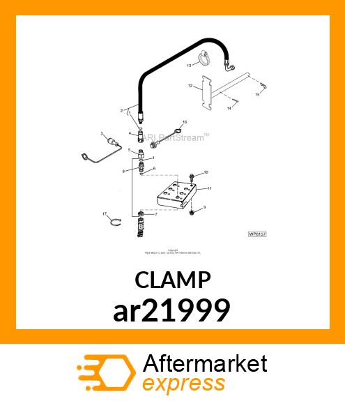 WORM GEAR CLAMP(TYPE F )U.S.,CANADA ar21999