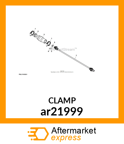 WORM GEAR CLAMP(TYPE F )U.S.,CANADA ar21999