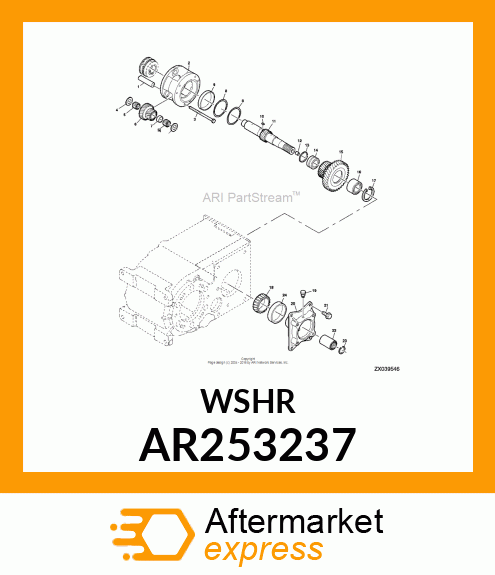 ASSY, WASHER, THRUST WITH 429 PARCO AR253237