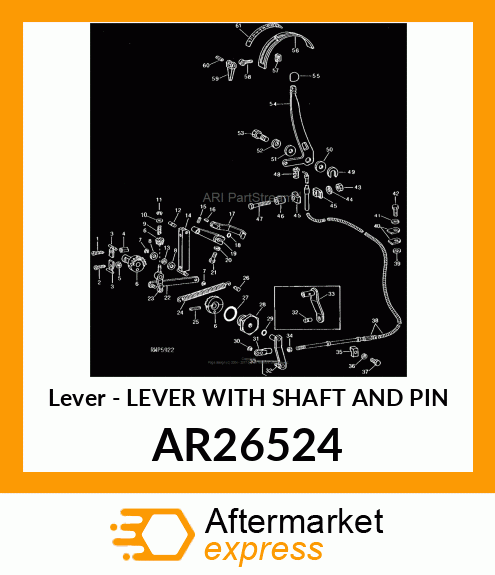 Lever With Shaft & Pin AR26524