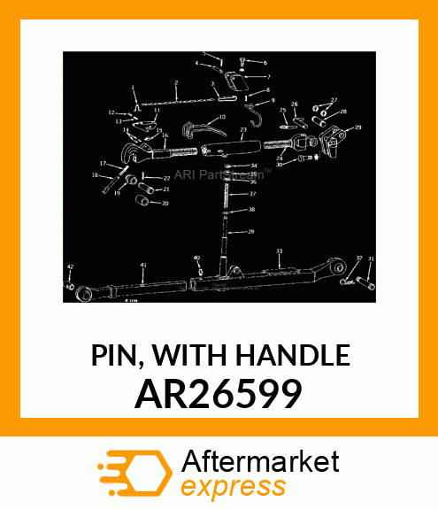 PIN, WITH HANDLE AR26599