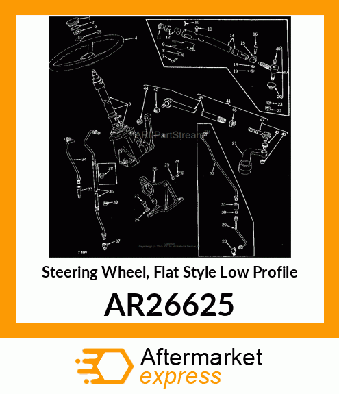 WHEEL,STEERING AR26625