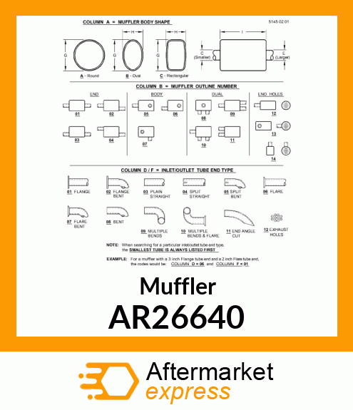 MUFFLER AR26640