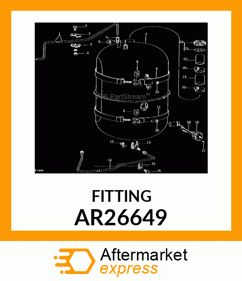 ADAPTER FITTING, CONNECTOR,SPECIAL AR26649