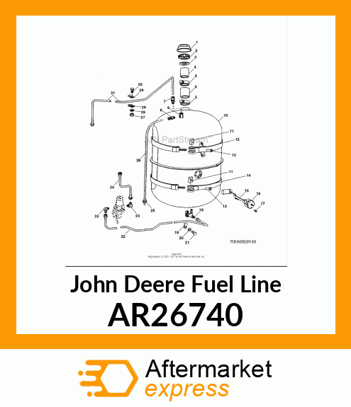 LINE,FUEL AR26740