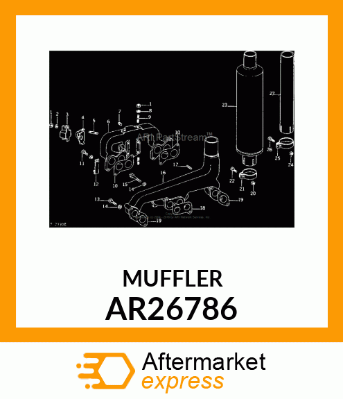 MUFFLER AR26786