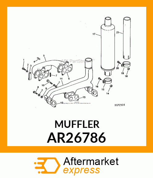 MUFFLER AR26786