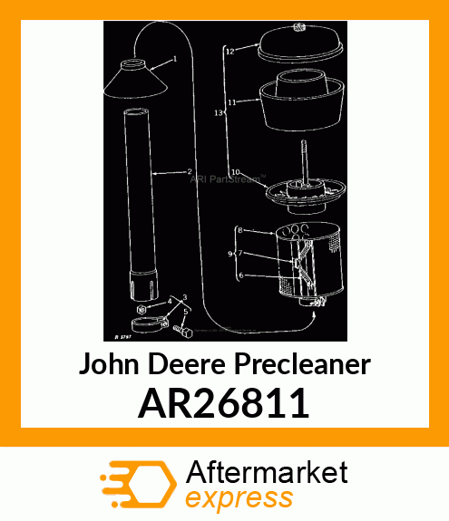 PRECLEANER, PRE AR26811