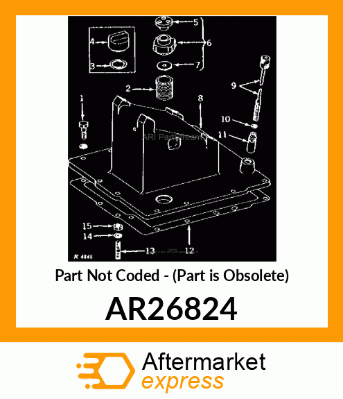 Part Not Coded - (Part is Obsolete) AR26824