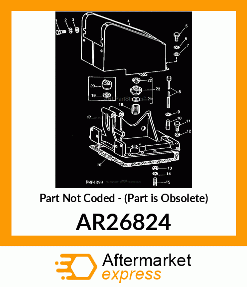 Part Not Coded - (Part is Obsolete) AR26824