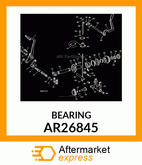 BALL BEARING, BEARING,SPECIAL BALL AR26845