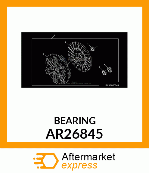 BALL BEARING, BEARING,SPECIAL BALL AR26845